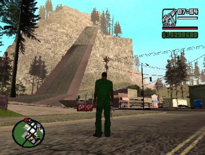 The mountain street